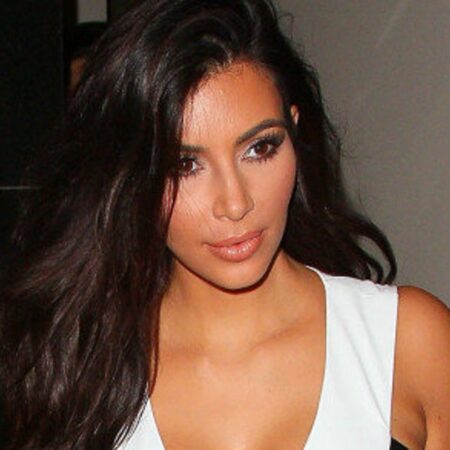Kim Kardashian Look-Alike Sports Presenter Risks Wardrobe Malfunction