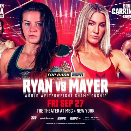 Mayer and Ryan Set for Welterweight Title Rematch
