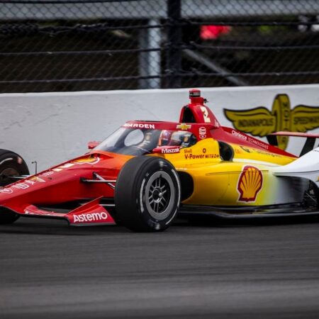 जोसेफ न्यूगार्डन इंडी 500 अभ्यास में फिर से शीर्ष पर