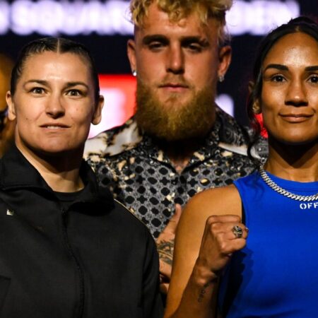 केटी टेलर ने अमांडा सेरानो पर ‘रोने-धोने’ का आरोप लगाया: ट्रिलॉजी फाइट से पहले जुबानी जंग