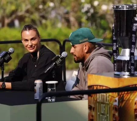 निक किर्गियोस: ‘बैटल ऑफ द सेक्सेस’ में कोर्ट के न्यायसंगत आकार का विचार शानदार है। और एक सर्व मेरे पक्ष में है।